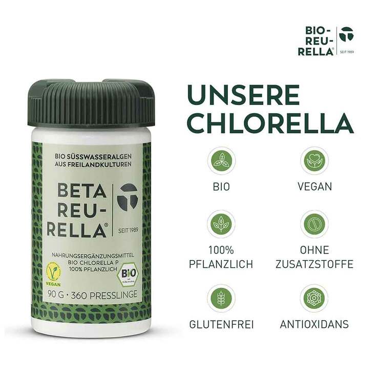 Beta Reu Rella Bio Süßwasseralgen Tabletten, 360 St