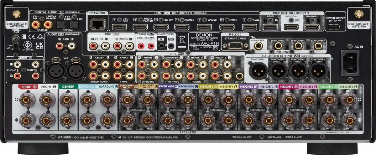 Denon AVC-A1H Silver Amplis home-cinéma