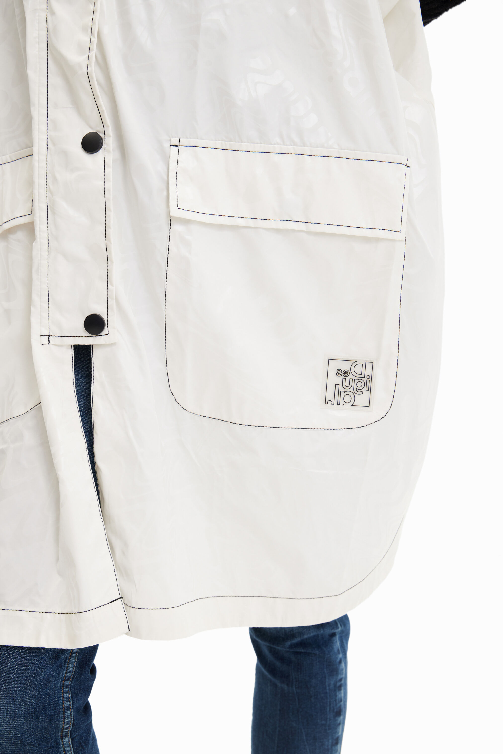 Imperméable pliable logomanie