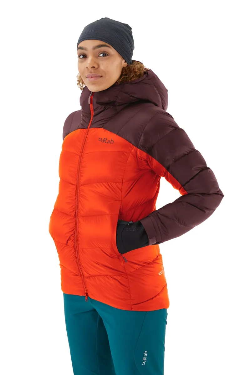 Rab Neutrino Pro Jacket Wmns Deep Heather/Red Grapefruit