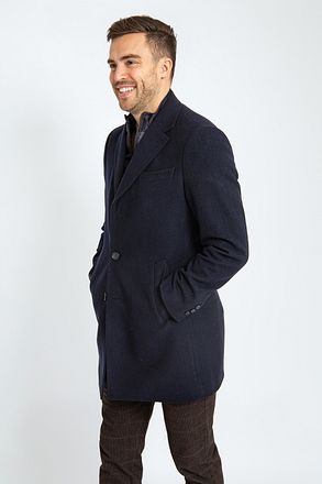 Suitable Coat Wol Twill Navy JA-WOLCOAT-STBL-24.01 kopen