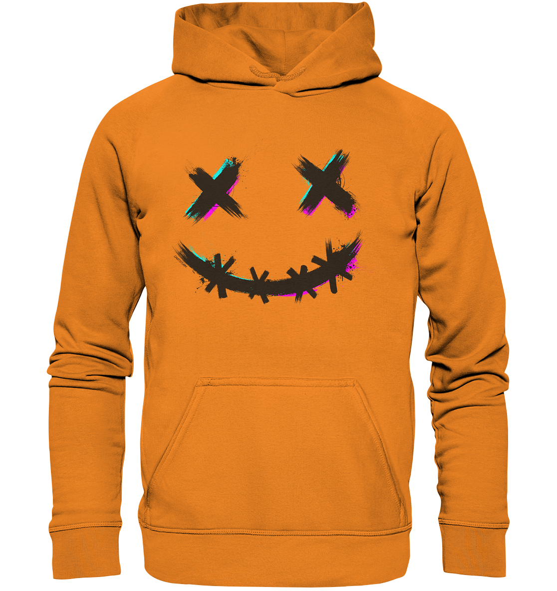 DartSturm - Scary Smile Schwarz - Basic Unisex Hoodie