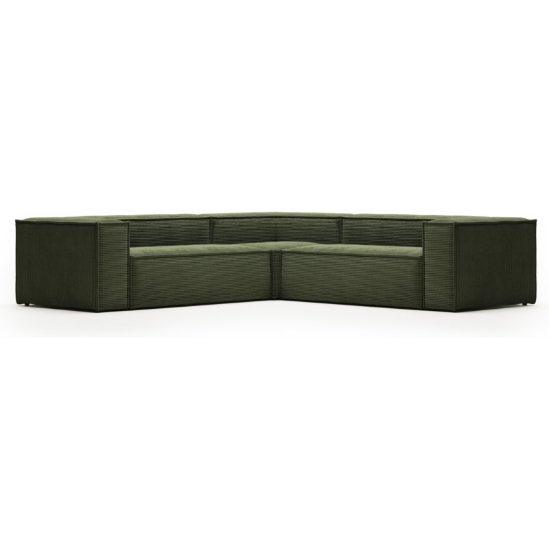 Canapé d’angle Blok 4 places vert 290 x 290 cm