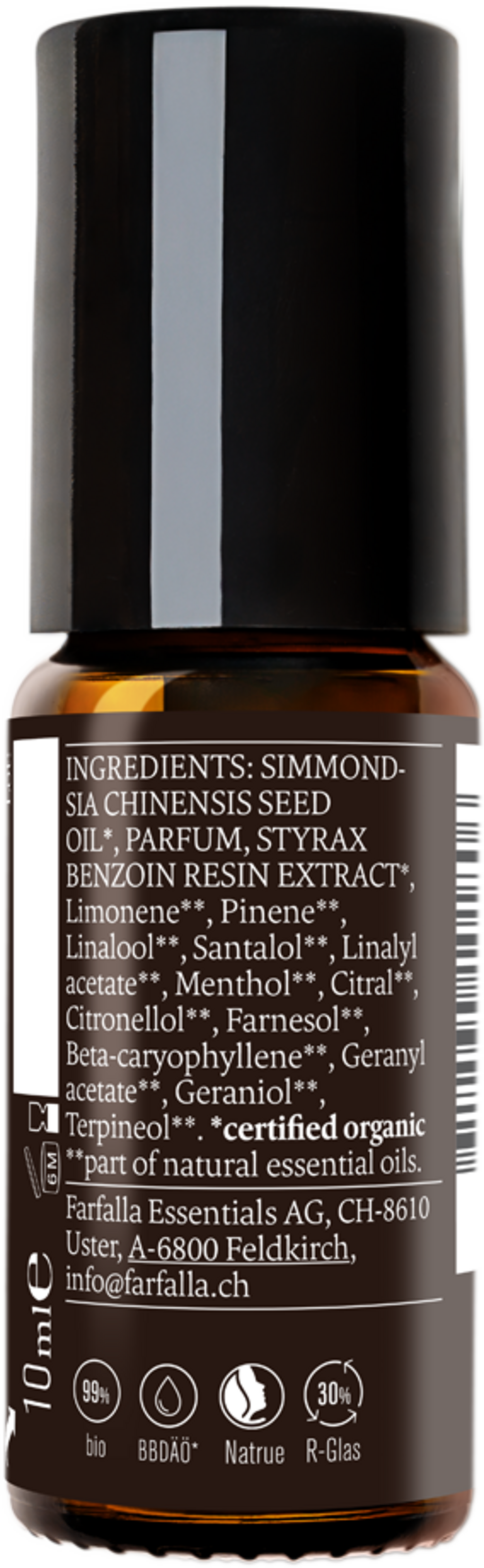 farfalla  Bewusst sein Aroma Pflege Roll-on Mindfulness, 10 ml