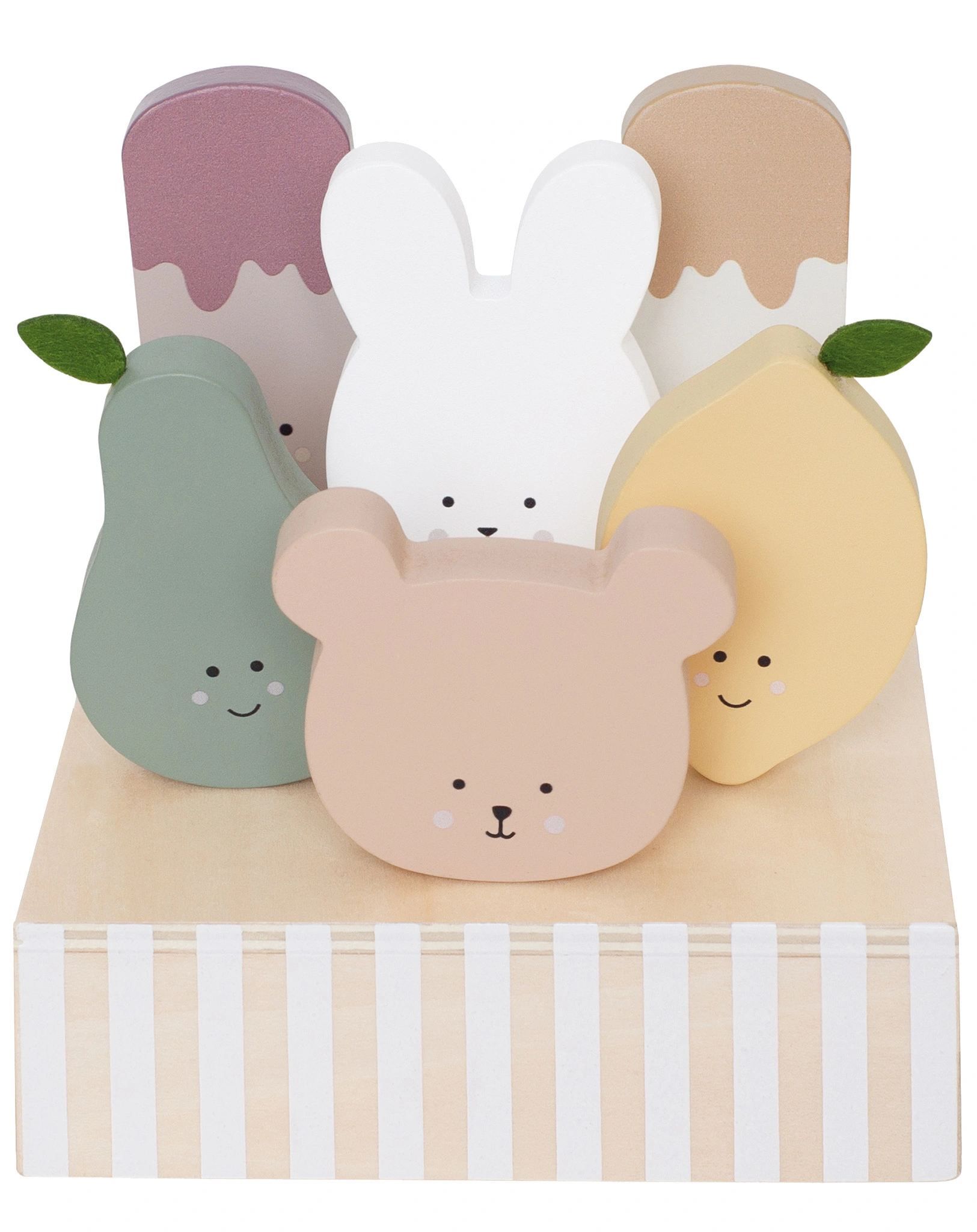Holz-Lebensmittel ICE CREAM BOX 6-teilig