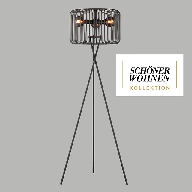 Stehleuchte SCHÖNER WOHNEN CAGE