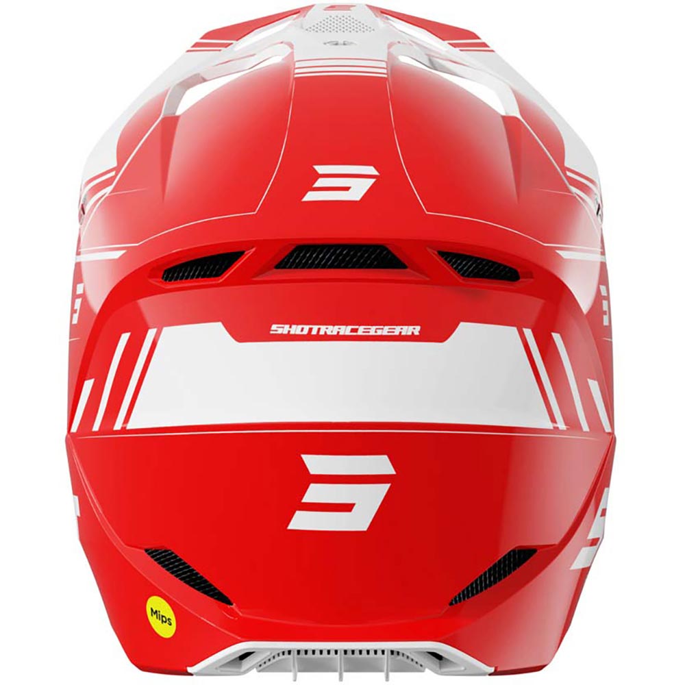 Shot - Casque Race Sprint Rouge / Blanc / Brillant