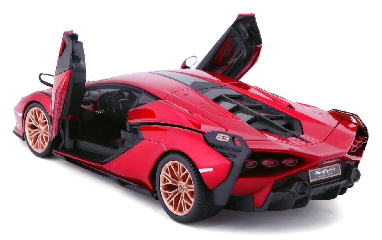 Lamborghini Sian FKP 37 Rot 1:24Sammlermodell im Massstab 1:24