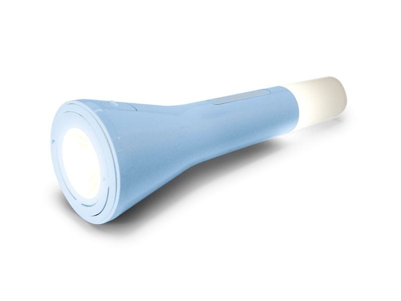 Kidywolf Taschenlampe 3in1 Hellblau Multifunktion-Taschenlampe