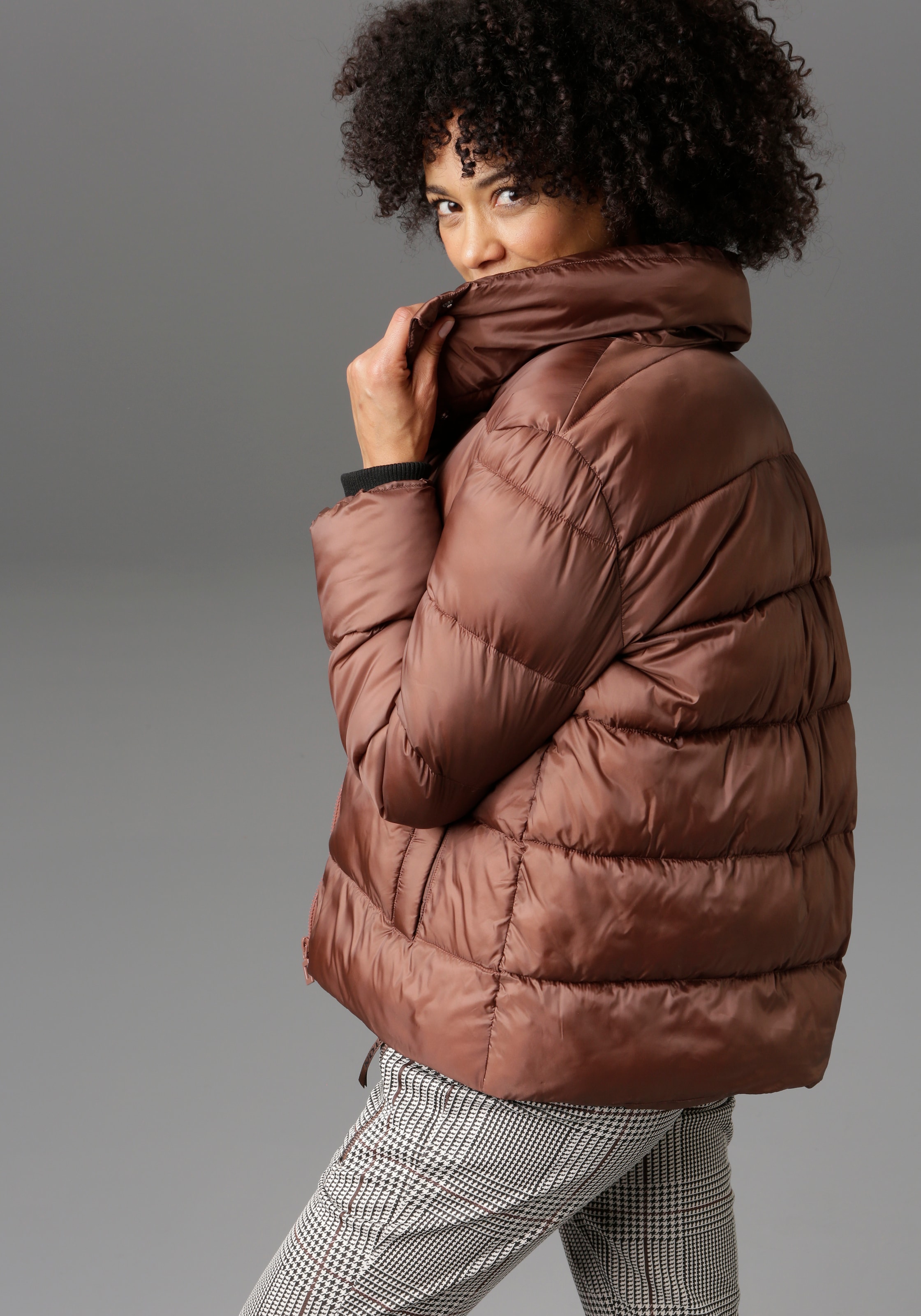 Aniston CASUAL Steppjacke im trendigen Two-tone-Dessin