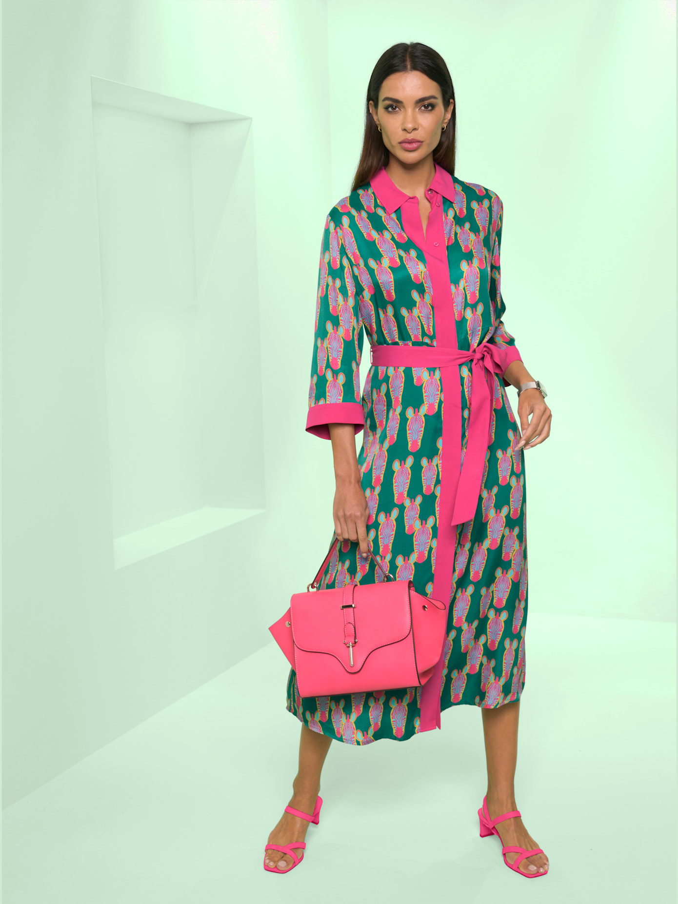 Robe imprimée qualité tissée