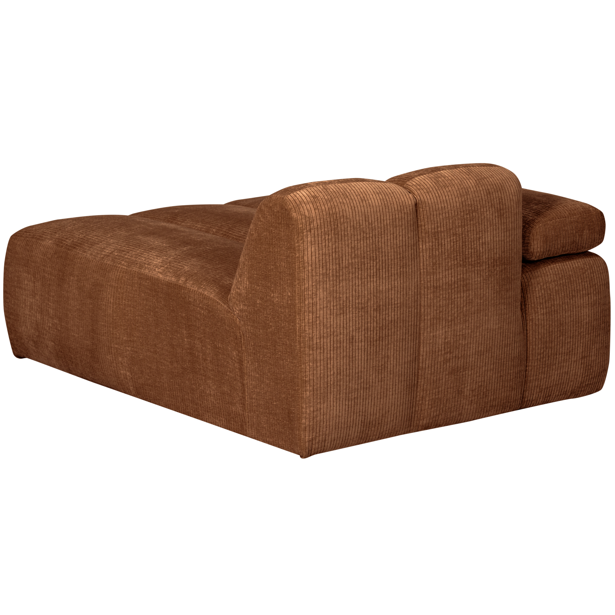 Chaise Longue Mojo Element Mojo Chaise Longue Element Links - Geweven Ribstof - Roestbruin