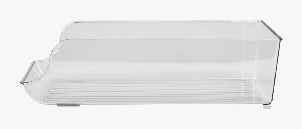 Oppbevaringsboks transparent - 35x15x10 cm