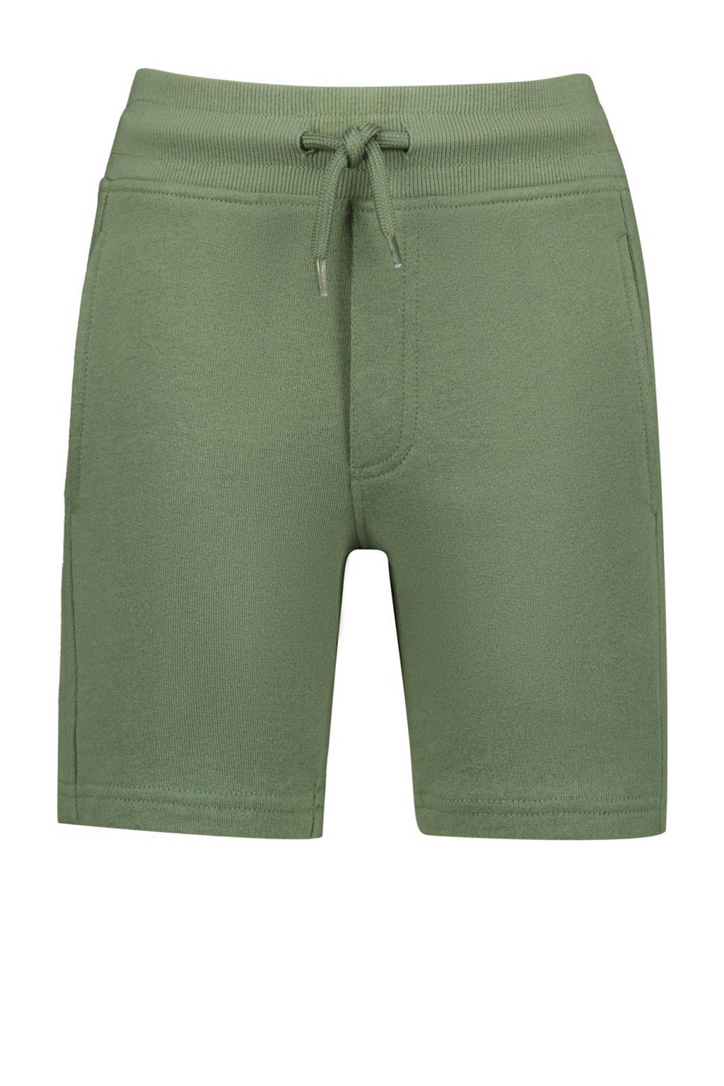 Raizzed regular fit short Djordy met logo olijfgroen