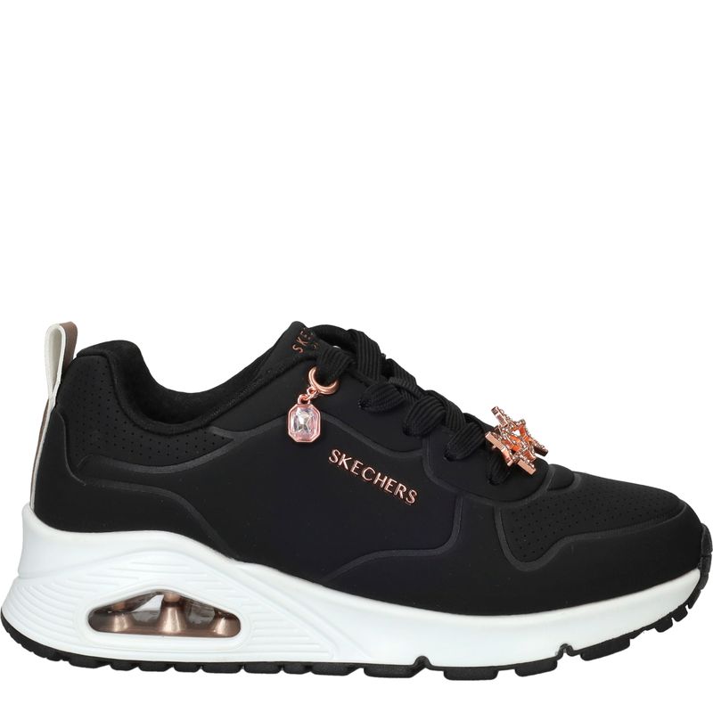 Skechers Uno Gen 1 Trendy Jewels Sneakers Zwart Meisjes