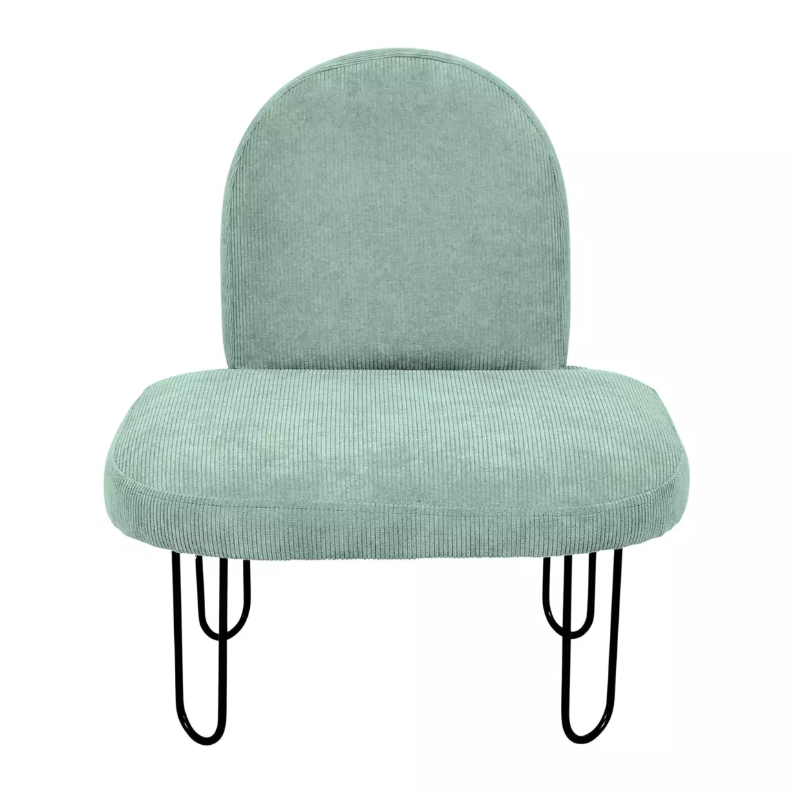 Fauteuil enfant velours (H50 cm) Augustin Vert