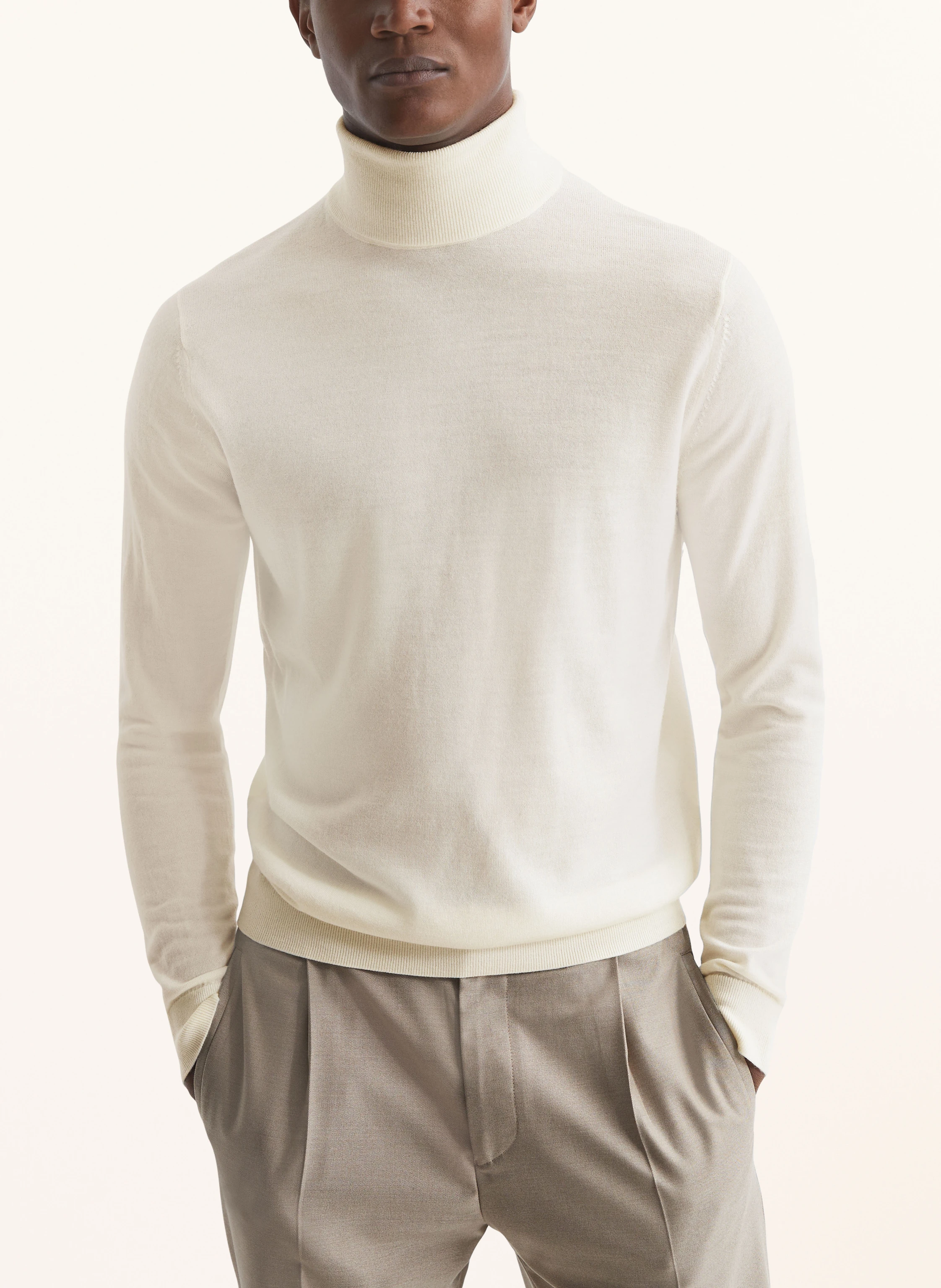 REISS Rollkragenpullover CAINE aus Merinowolle