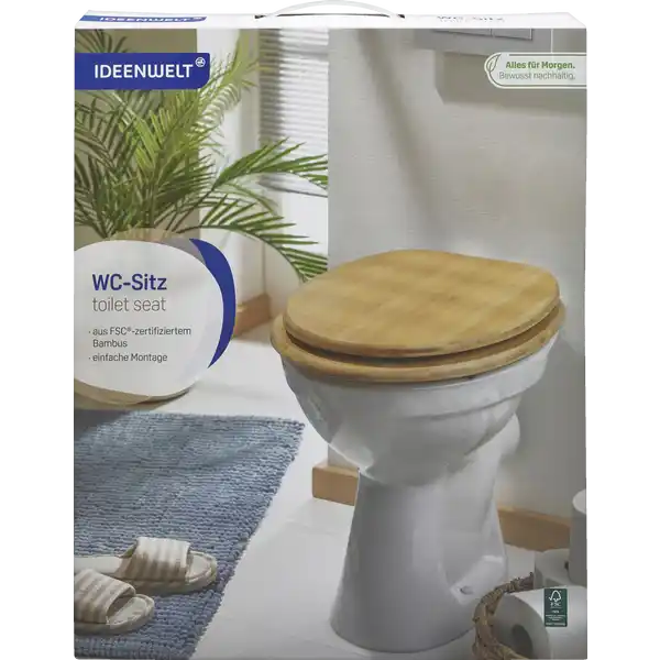 WC-Sitz Bambus