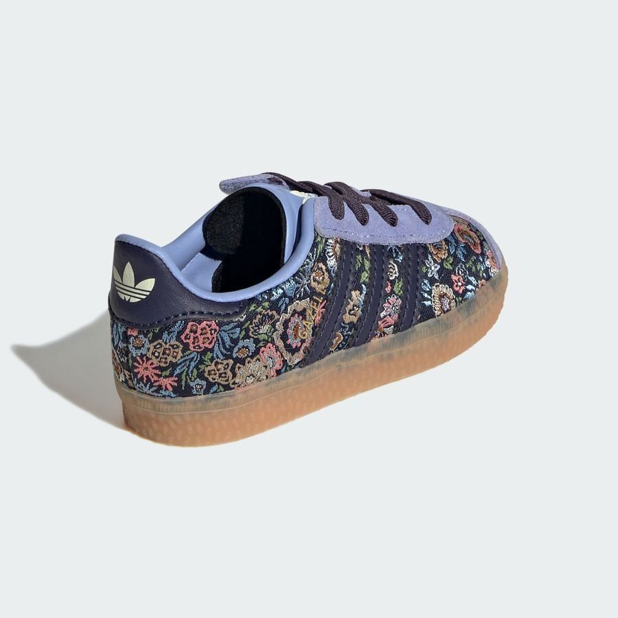 Adidas Original Chaussure à lacets élastiques Gazelle x Liberty London Comfort Closure Enfants