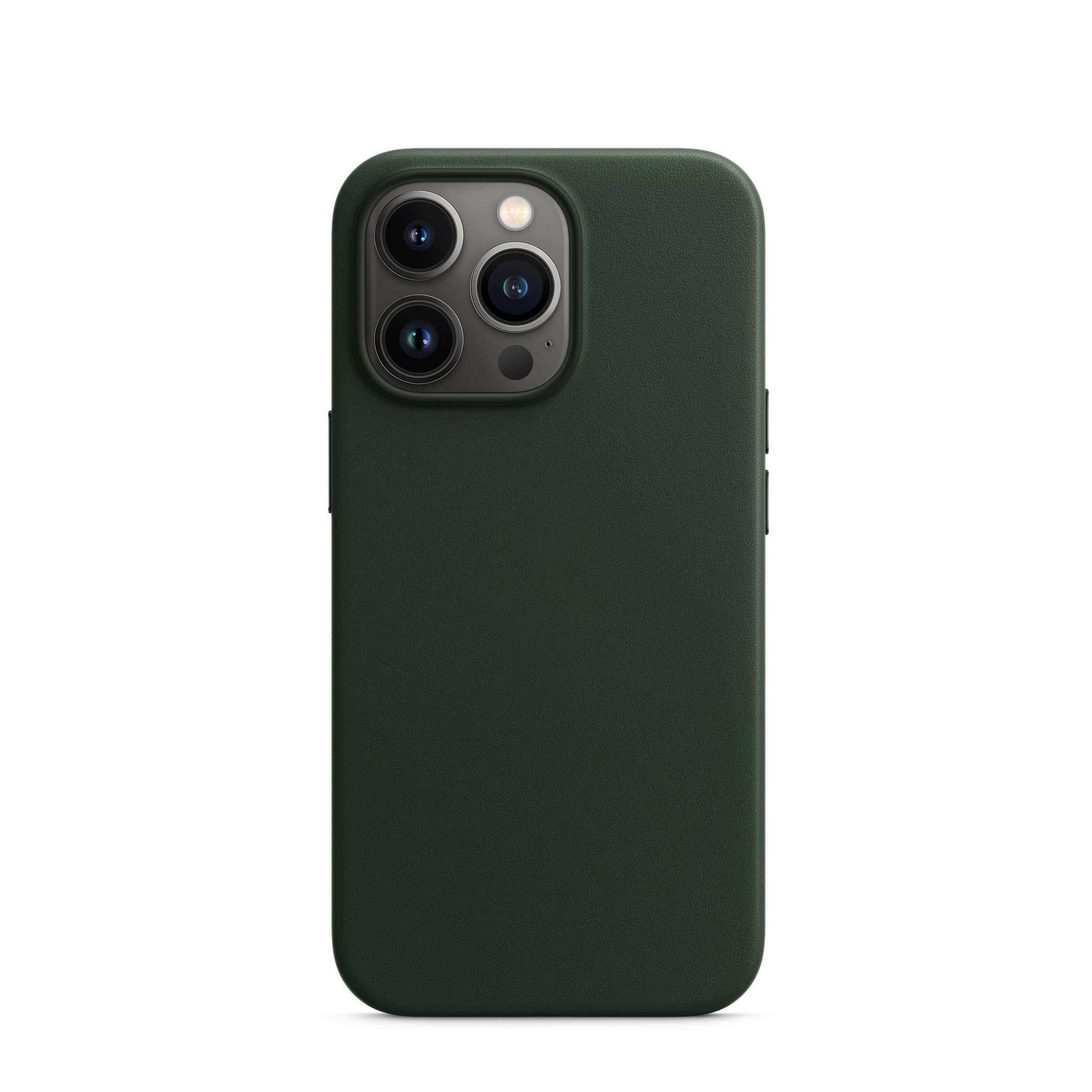 iPhone 13 Pro MagSafe Leder Case Schutzhülle - Grün