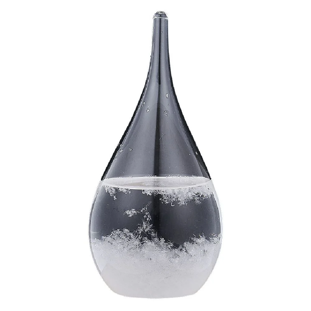 Baromètre à cristaux météo Ø9xH16cm