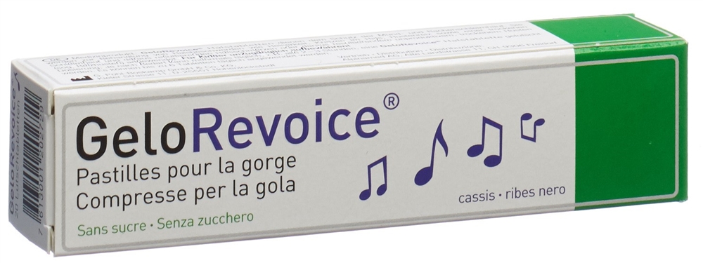 GELOREVOICE Halstabletten Lutschtabl Cassis 20 Stk