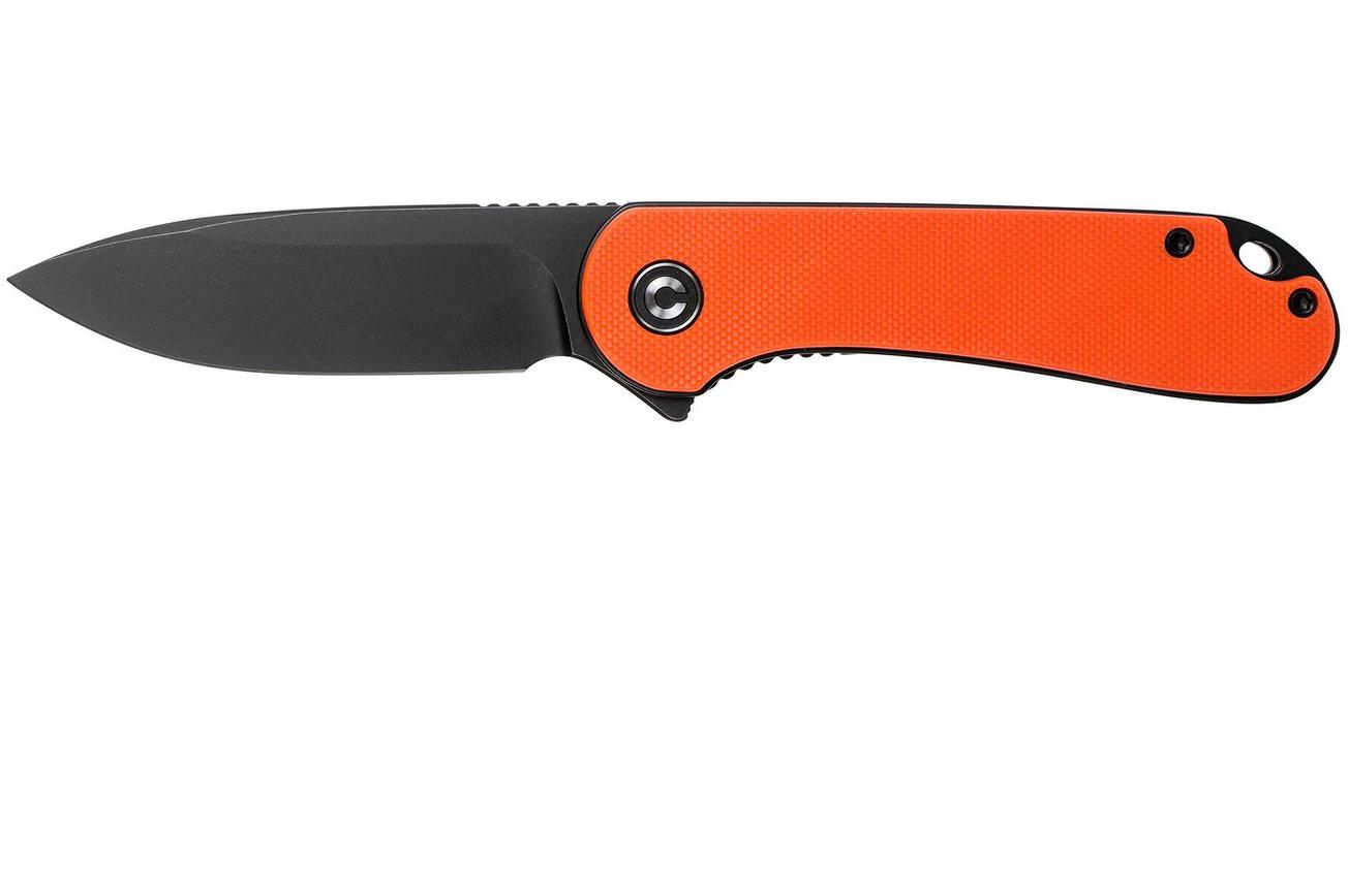 Civivi Elementum C907Y Black, Orange G10 zakmes