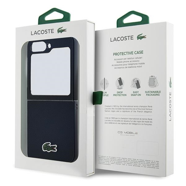 Samsung Galaxy Z Flip7 FE / Z Flip6 Hardcase Hülle Iconic Petit Pique (LCHCZF6PVCK) - Schwarz
