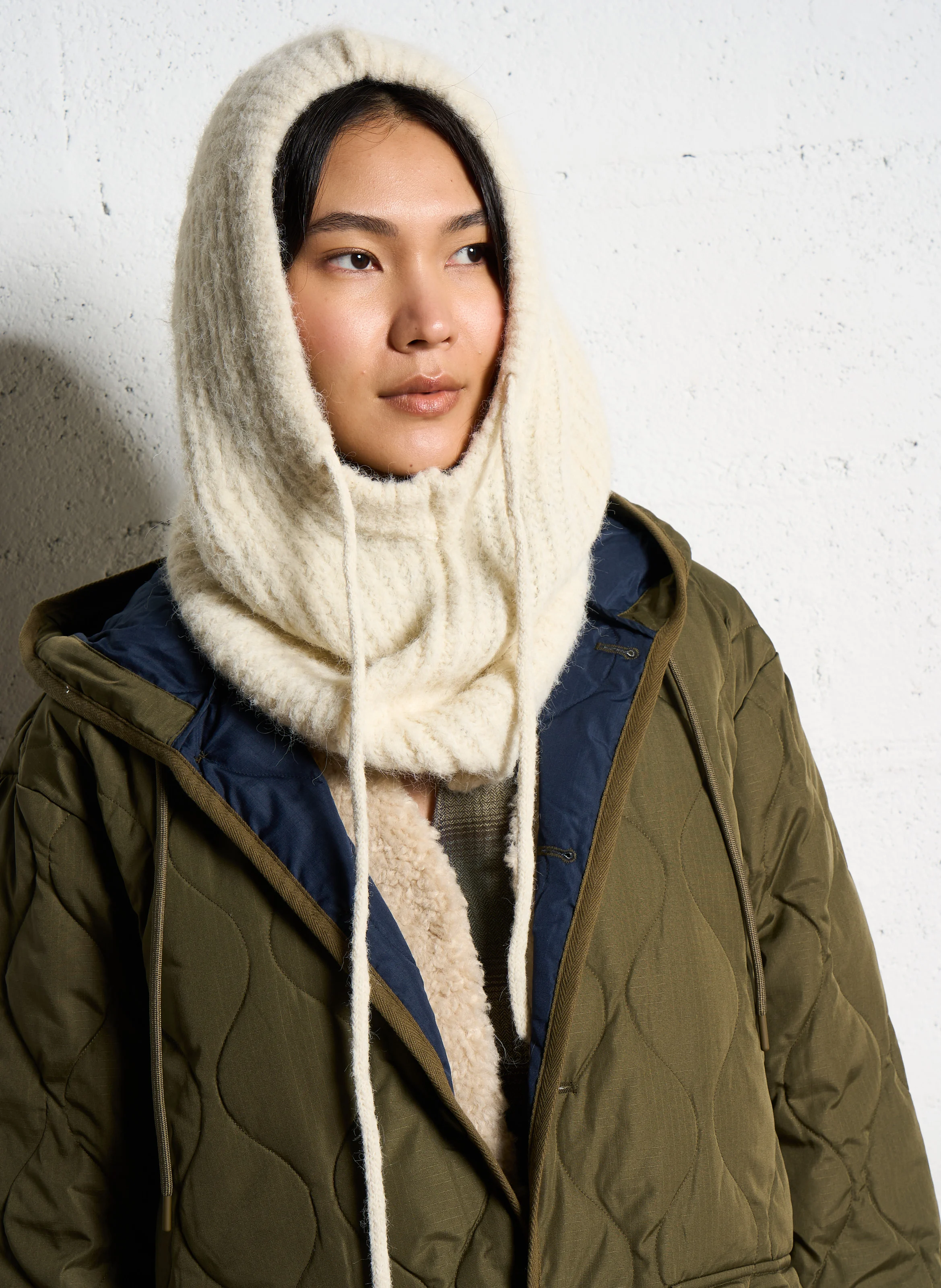 NAMBI - Bonnet en maille | Gris