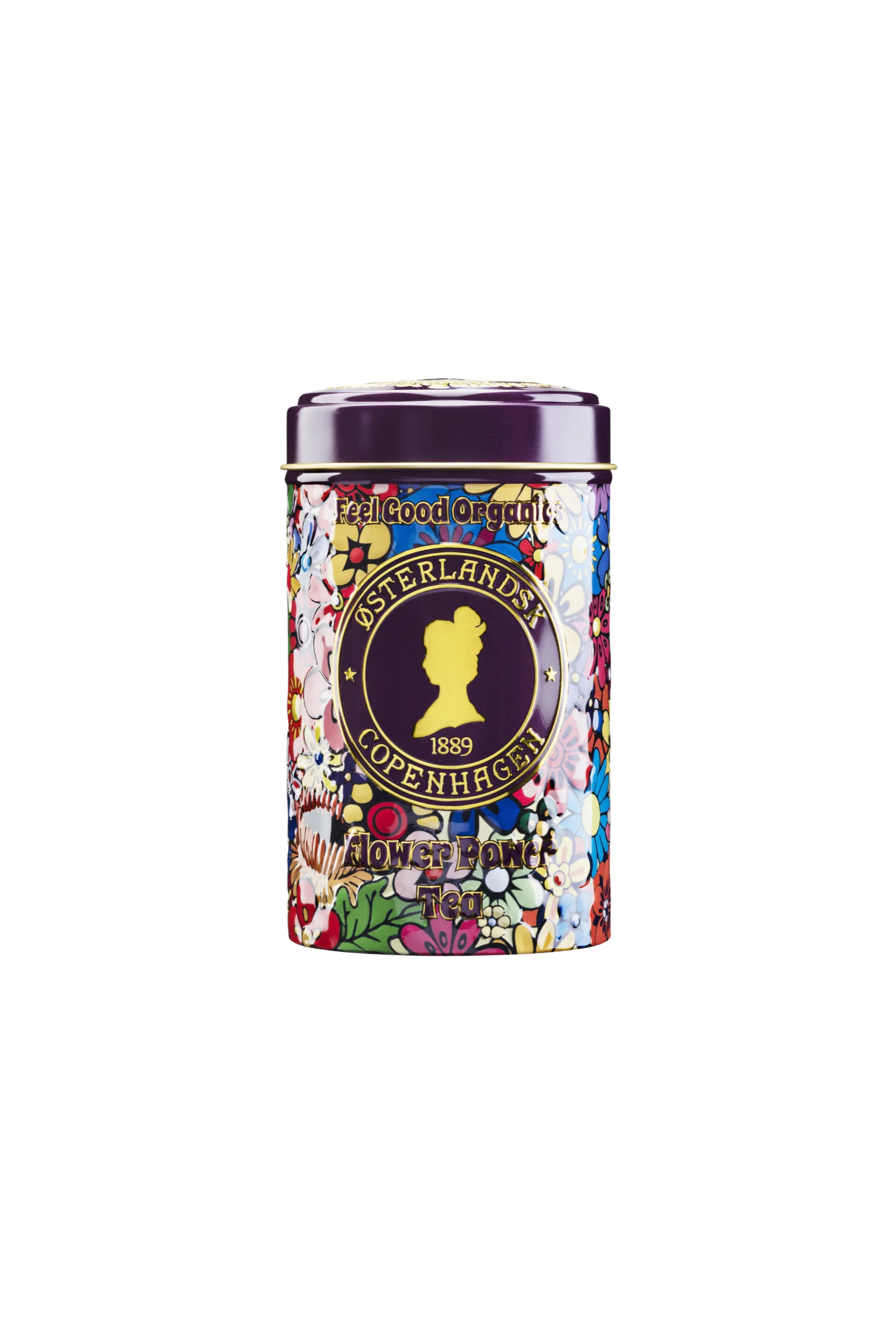 Østerlandsk Thehus  Flower Power Tea urtethe i dåse - 125g