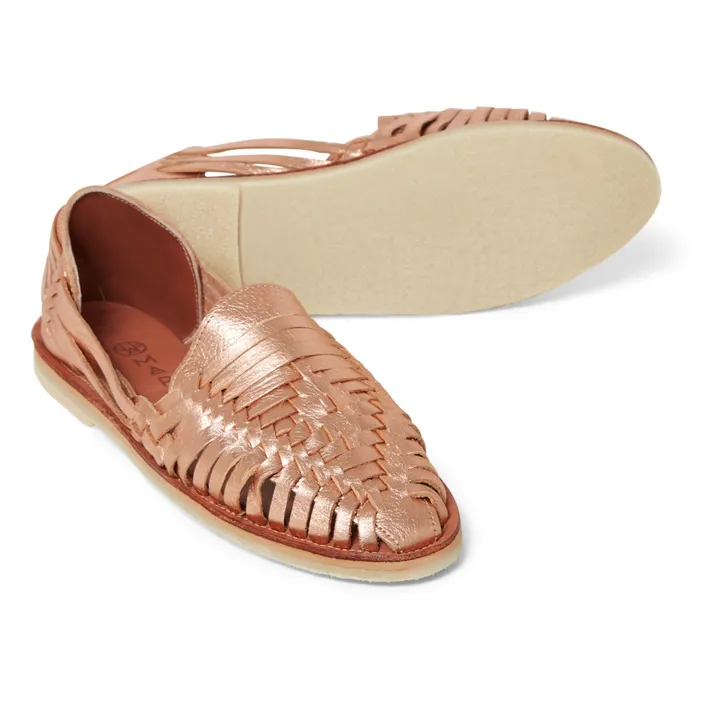 Mapache Sandales Ibarra | Or rose