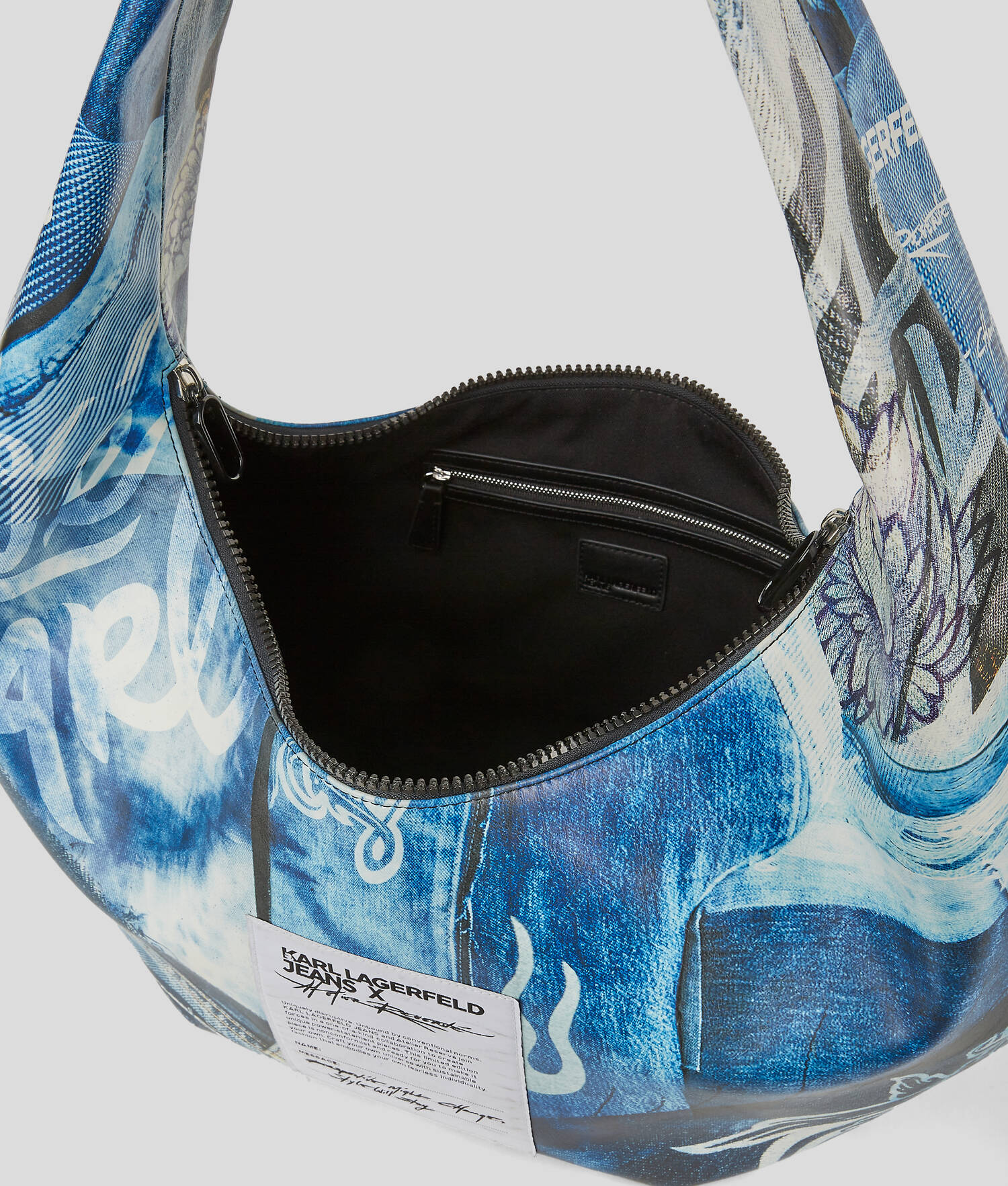 GRAND SAC BESACE KLJ X ATELIER RESERVÉ - Bleu de réserve