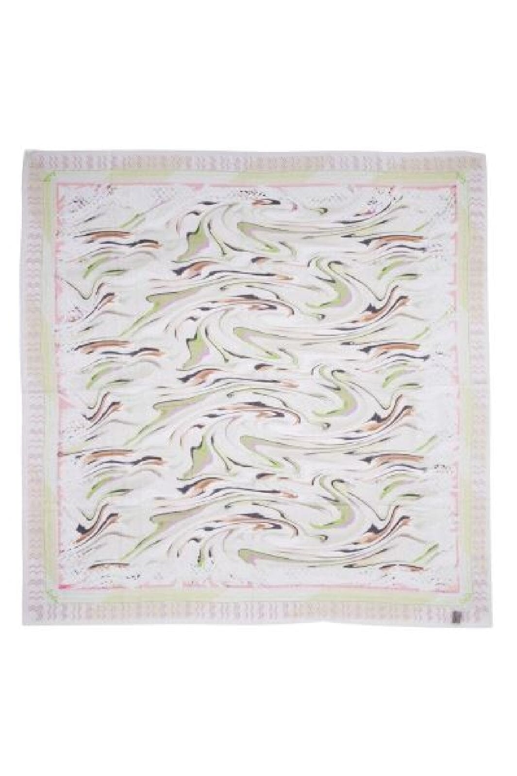 Lala Berlin Scarf Avena soft marble wave green