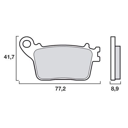 Plaquettes de freins Brembo Sinter Métal Fritté arrière