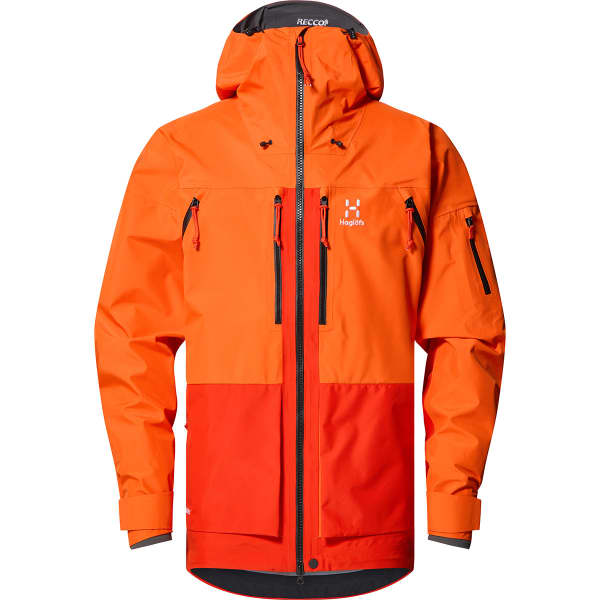 Veste de ski HAGLÖFS VASSI GTX JACKET M BLAZE ORANGE/HABANERO