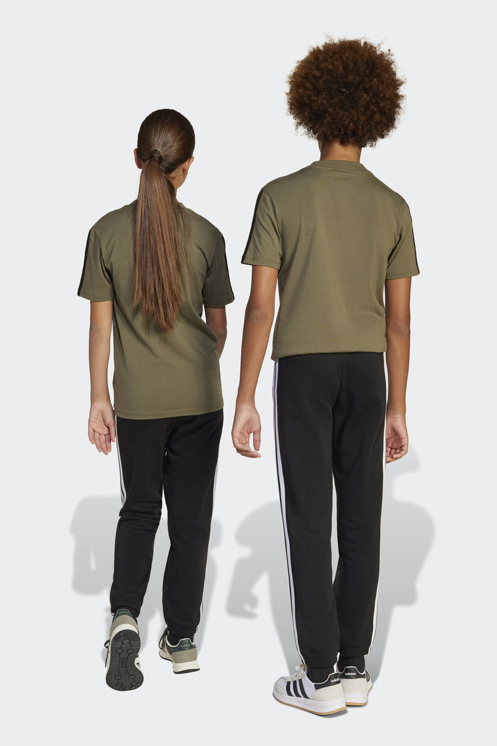 adidas sportbroek zwart/wit