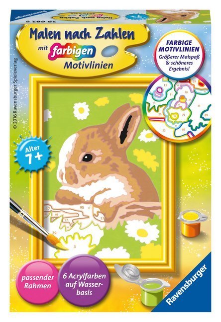 Mal-Set MALEN NACH ZAHLEN SERIE F – HÄSCHEN FLECKI 9-teilig