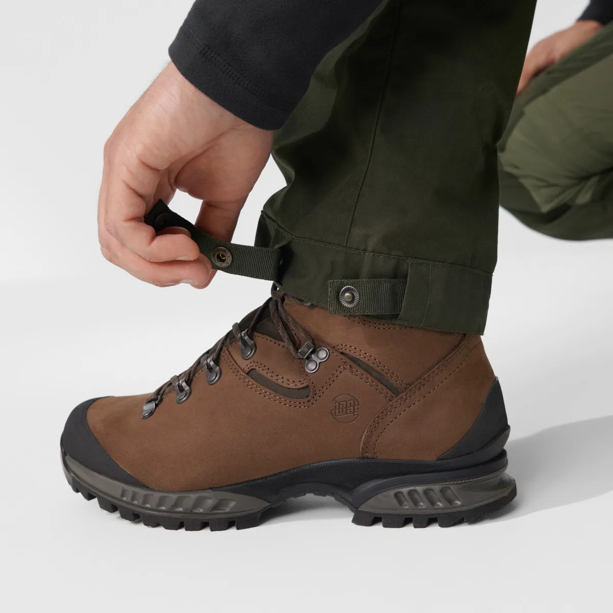 Fjällräven Men's Keb Gaiter Trousers Long Black/Stone Grey