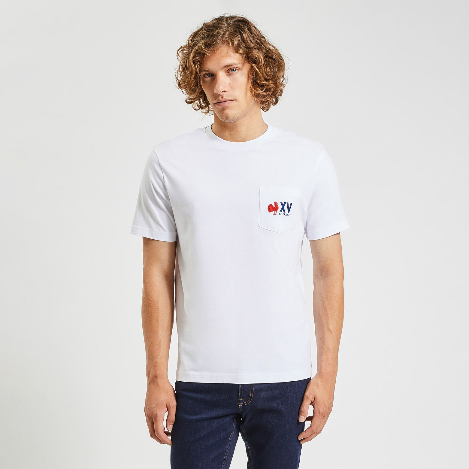 Tee-shirt licence France rugby Blanc