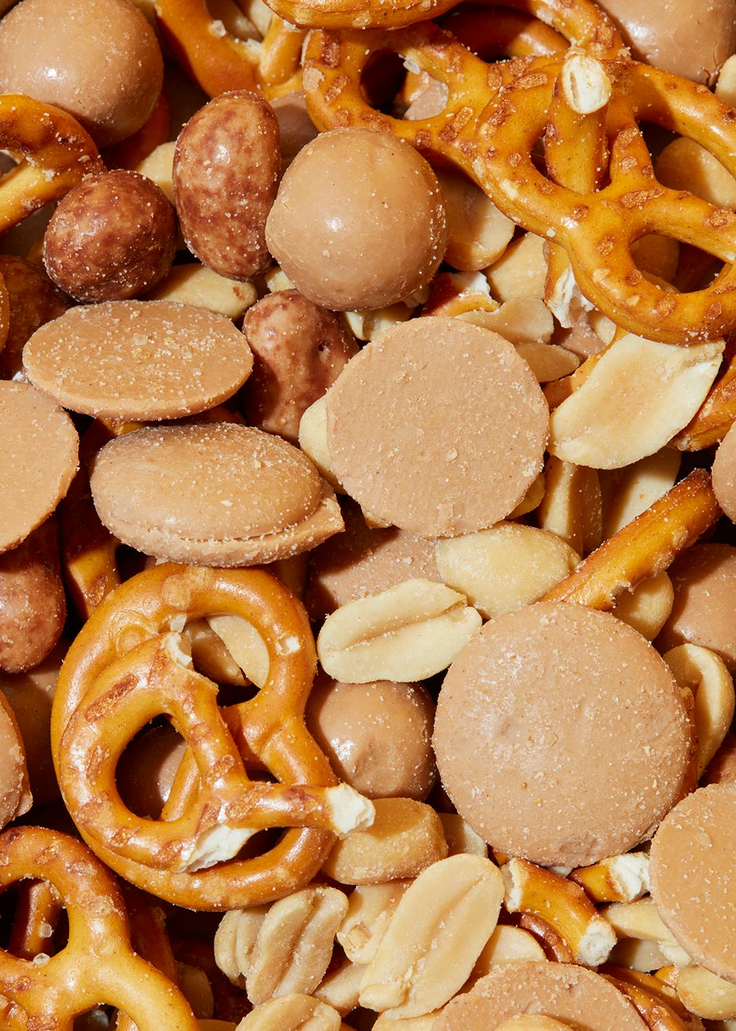 Brezel-Nussmix mit Schokolade und Karamell 1 kg