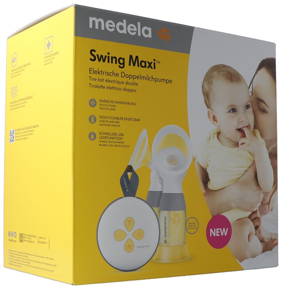MEDELA Swing Maxi elektrische Doppelmilchpumpe 1 Stk