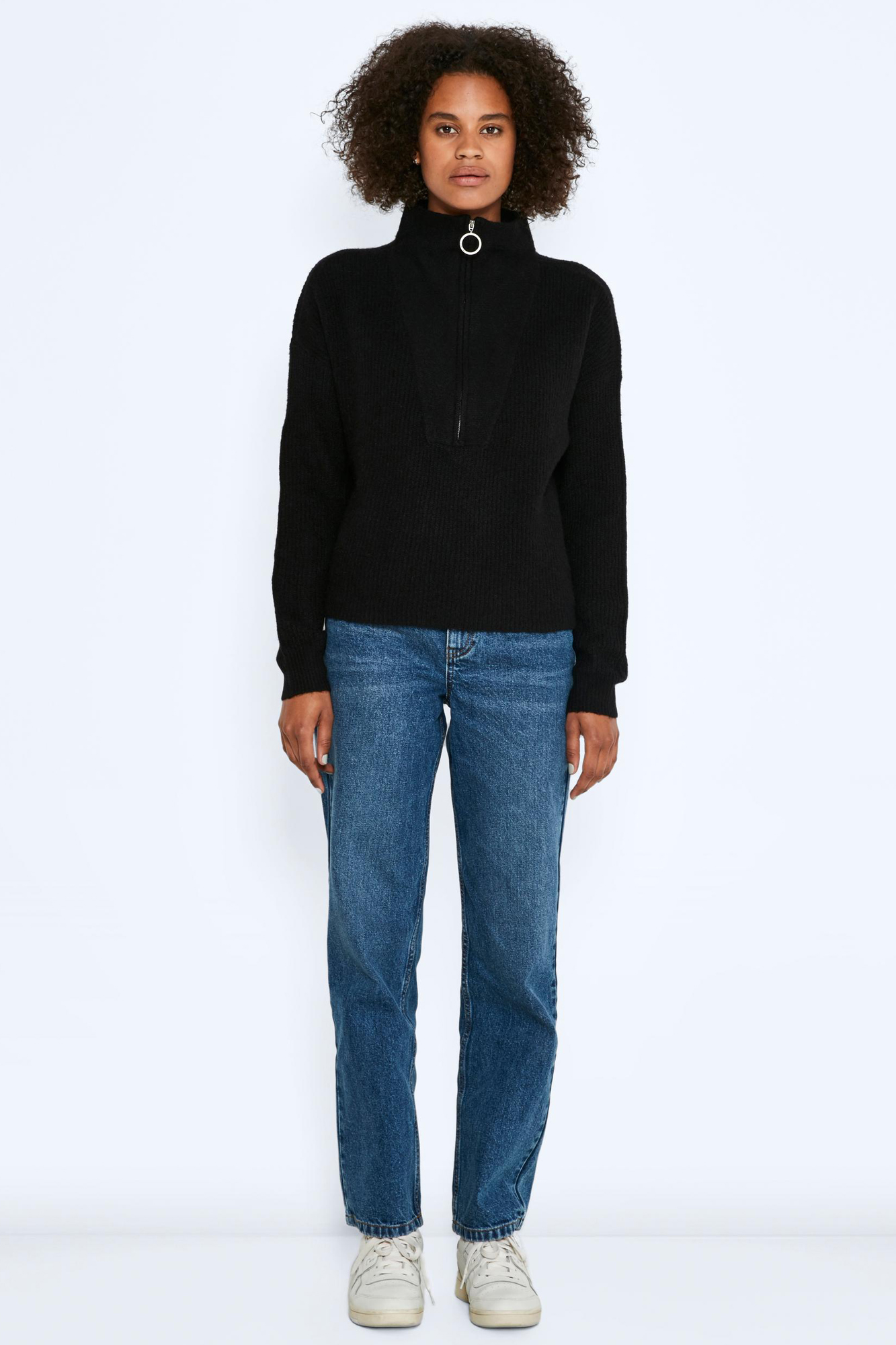 Suéter de gola alta oversized