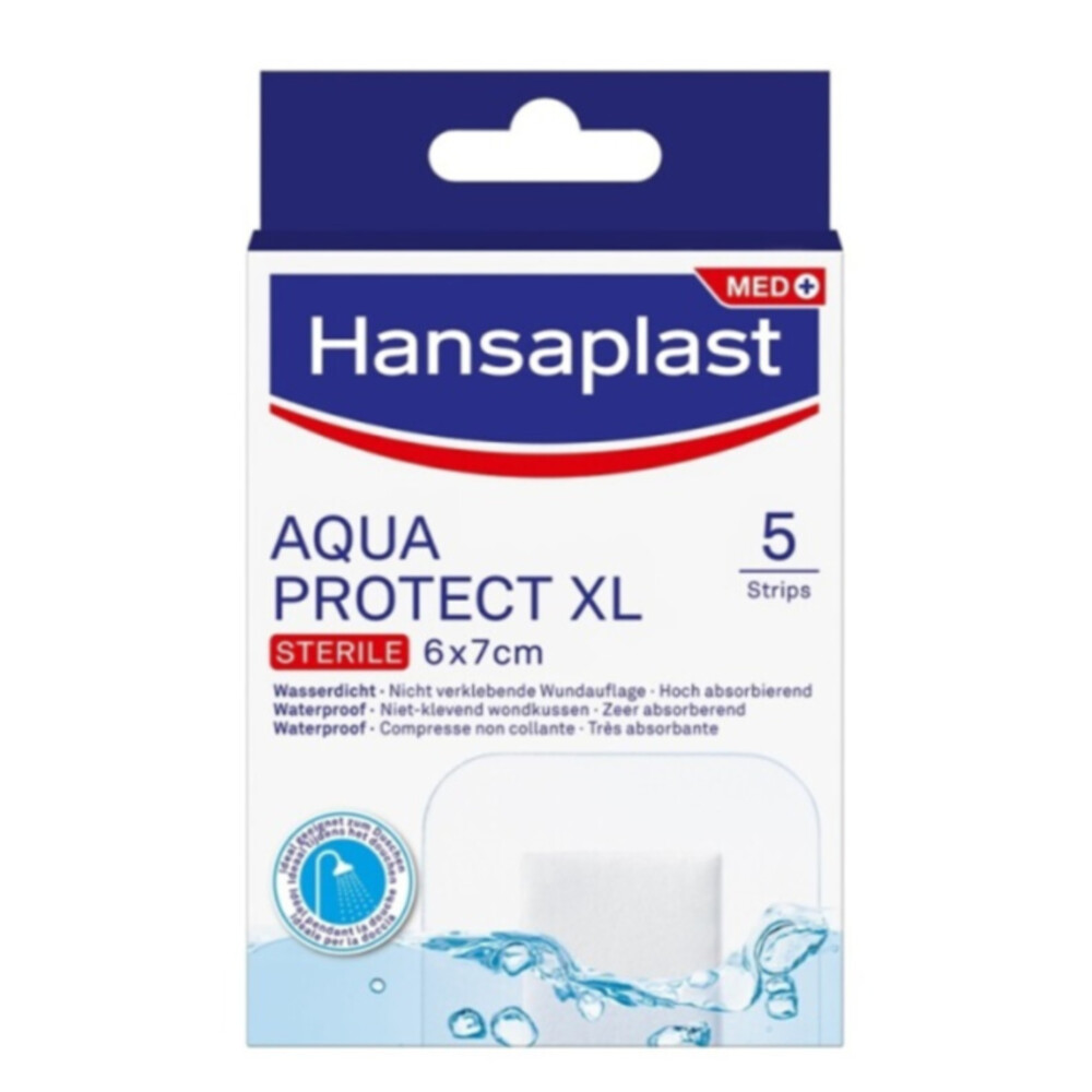 Hansaplast Antibacterieel Aqua Protect XL5 stuks