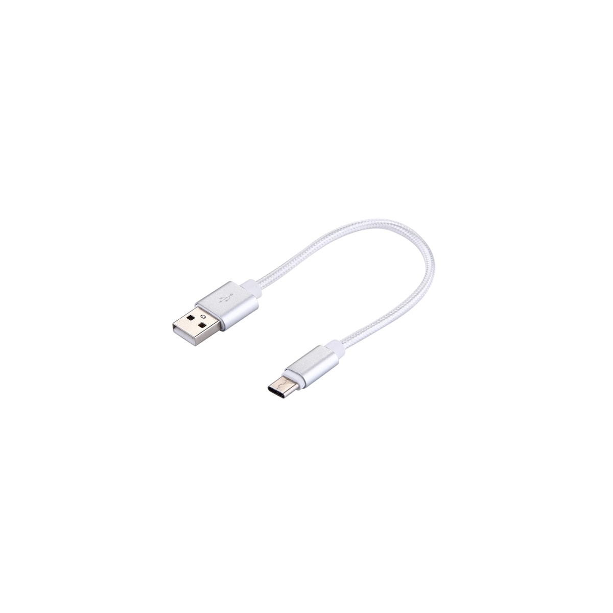 Kort USB-kabel 3.1 Type-C av kraftig nylonstoff