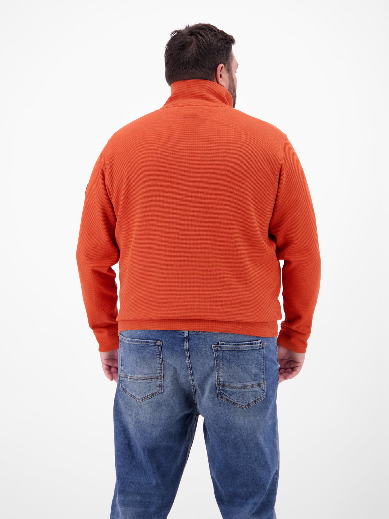 Troyer in Sweatqualität aus Strickmaterial