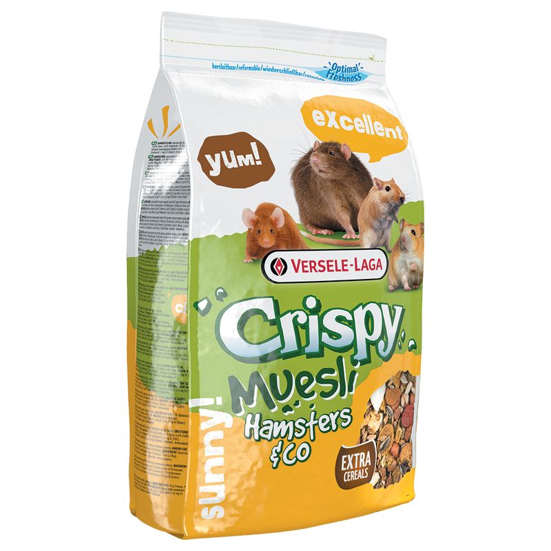 Versele-Laga Crispy Müsli, hamster à prix discount sur bitiba.fr