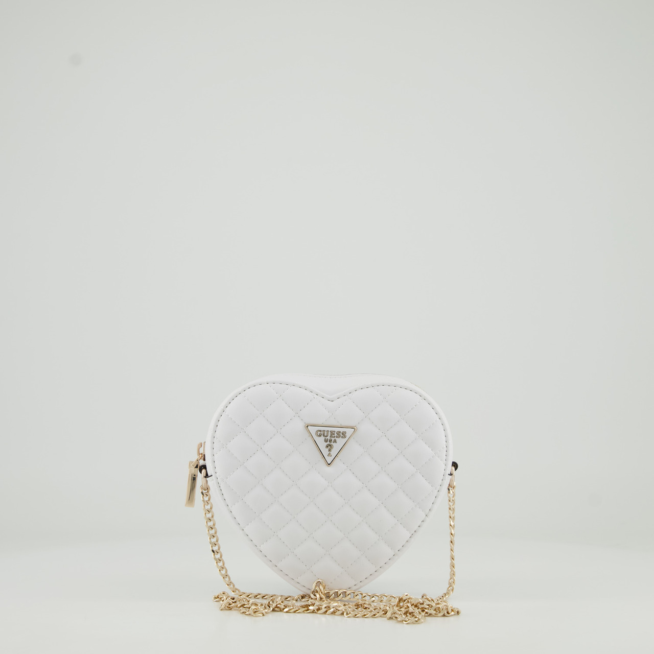 GUESS RIANEE QUILT HEART BAG