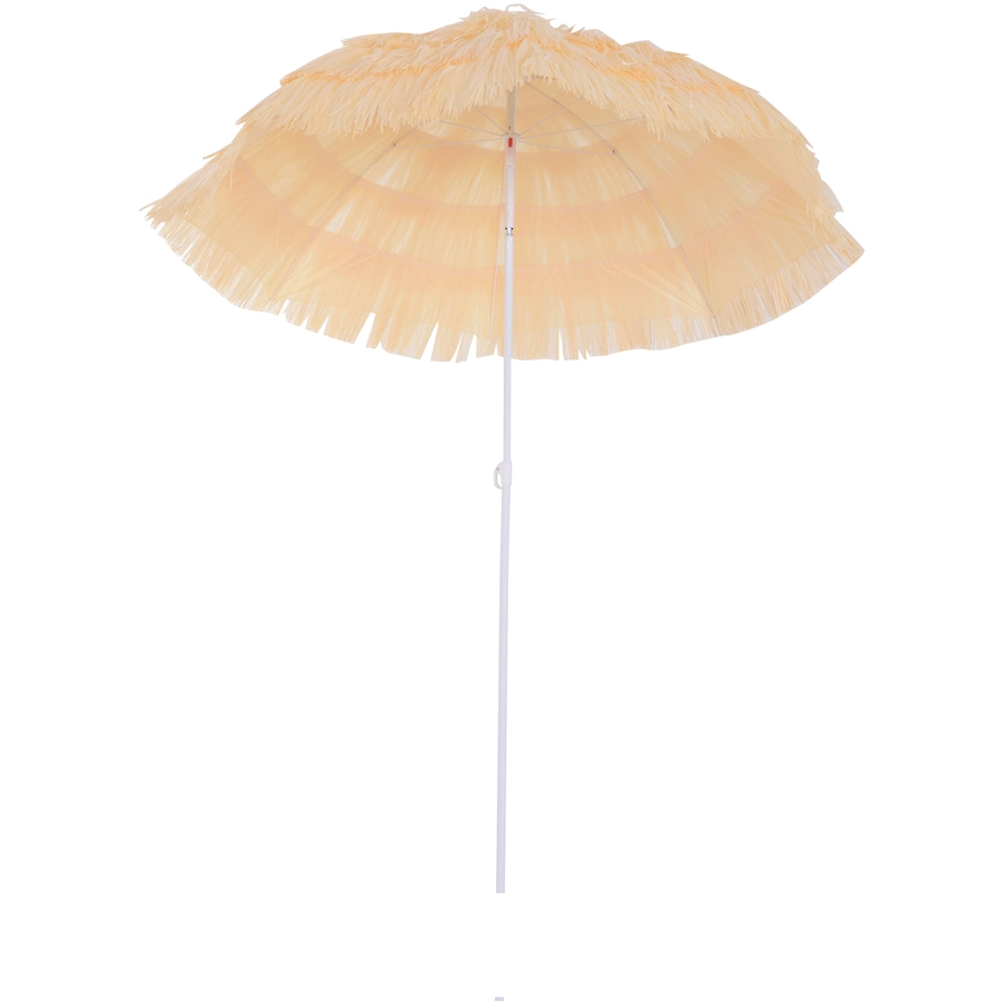 Outsunny Hawaiischirm höhenverstellbar beige