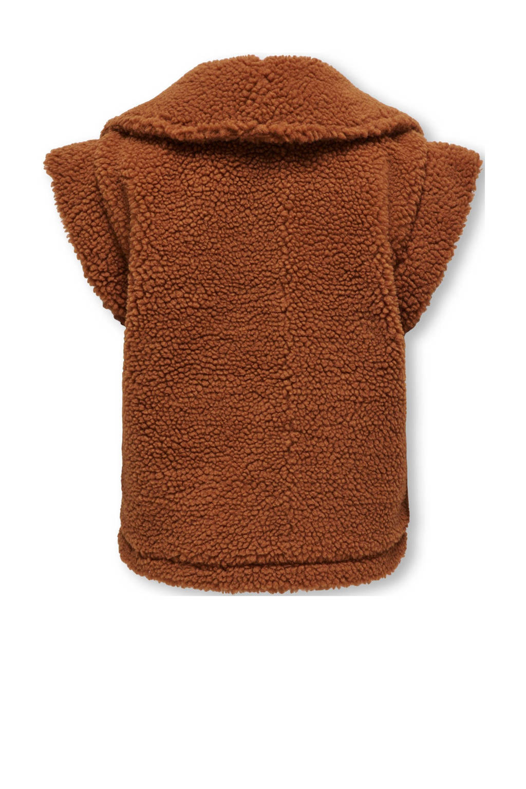 ONLY teddy gilet KOGSIKA bruin