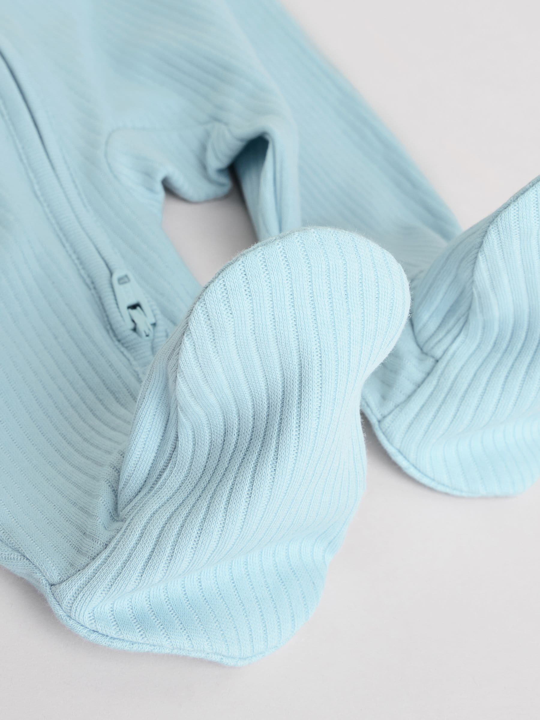 Blauw - Babypyjama's met tweewegrits (0-2jr)